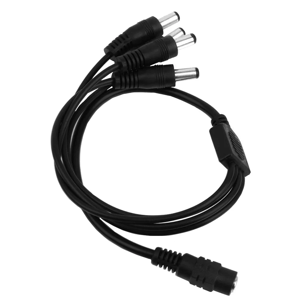 5.5mm X 2.1mm DC Power Splitter Cable 1 Female to 4 Male Output Y Adapter for CCTV Security Cameras and LED Strip Lights 40cm
5.5mm X 2.1mm DC Power Splitter Cable 1 Female to 4 Male Output Y Adapter for CCTV Security Cameras and LED Strip Lights 40cm