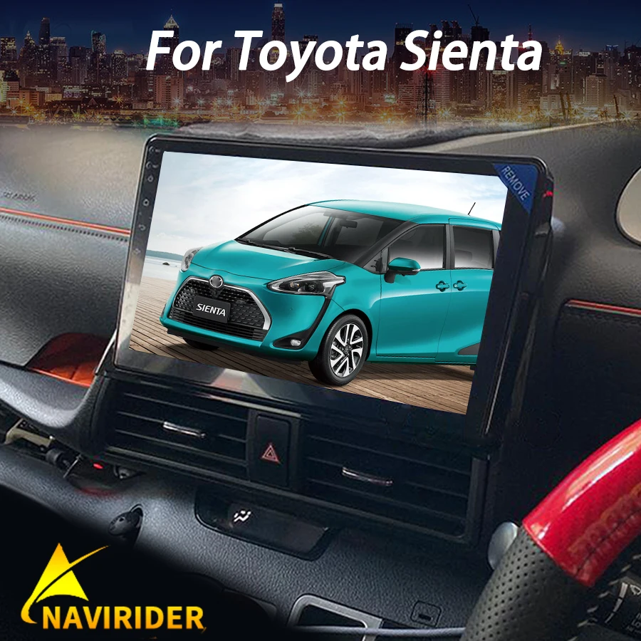 Android 11 128 ГБ Автомобильный GPS радио для Toyota Sienta Гибридный мультимедийный