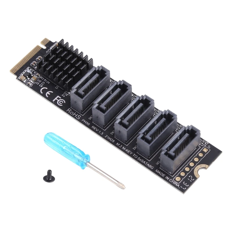 Universal 5Ports for .2 (PCIe 3.0) to 6G SSD Adapter with Indiacator Light Computer Expansion Card
Universal 5Ports for .2 (PCIe 3.0) to 6G SSD Adapter with Indiacator Light Computer Expansion Card