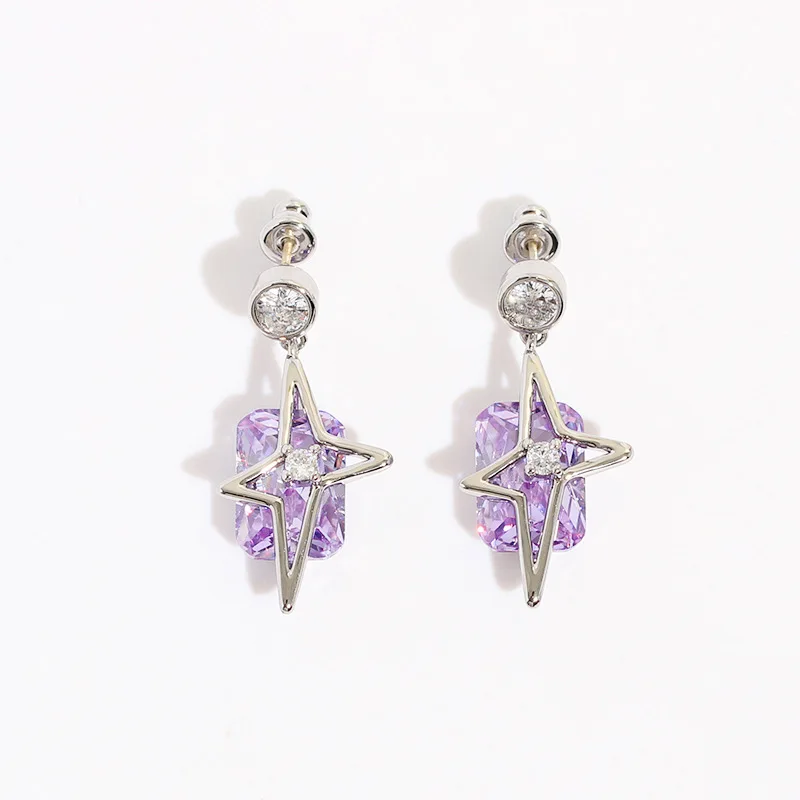 Original Design Metal Wind INS Fashion Purple Diamond Star Drop Earrings Cool Sweet Girl Gift for Woman 2022 Trendy
Original Design Metal Wind INS Fashion Purple Diamond Star Drop Earrings Cool Sweet Girl Gift for Woman 2022 Trendy