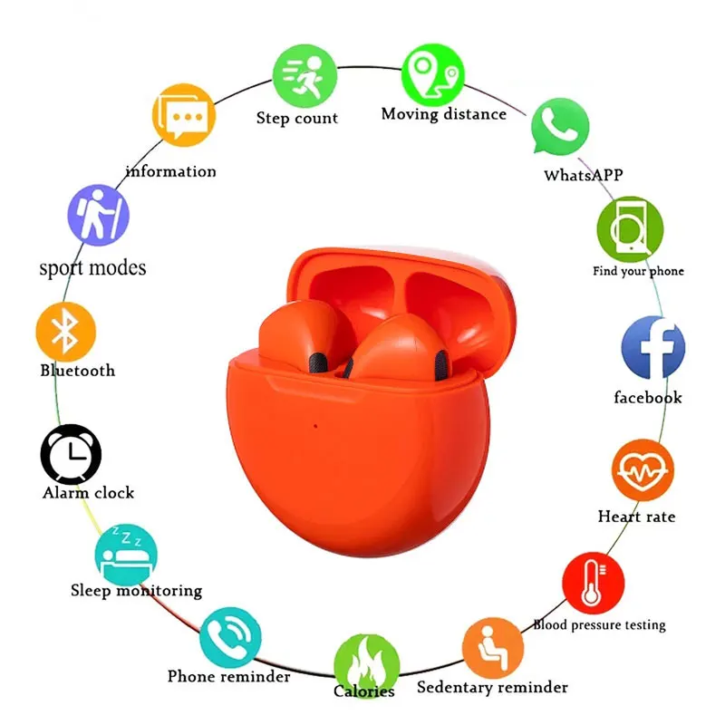 2022 New Original Pro6 TWS Touch Control Wireless Headphone Bluetooth 5.0 Earphones Sport Earbuds Music Headset
2022 New Original Pro6 TWS Touch Control Wireless Headphone Bluetooth 5.0 Earphones Sport Earbuds Music Headset