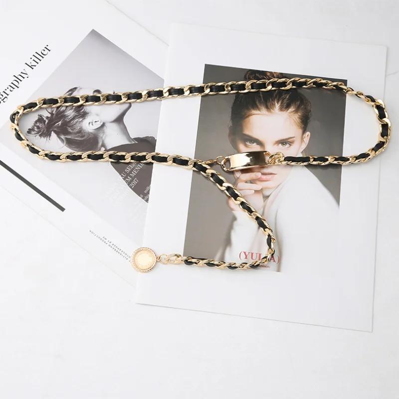 Jeans Suit Dress Waist Belt Luxury Brand Designer Waist Chain Metal Chain Belts for Women Waistbands Long Tassel for Suitable
Jeans Suit Dress Waist Belt Luxury Brand Designer Waist Chain Metal Chain Belts for Women Waistbands Long Tassel for Suitable