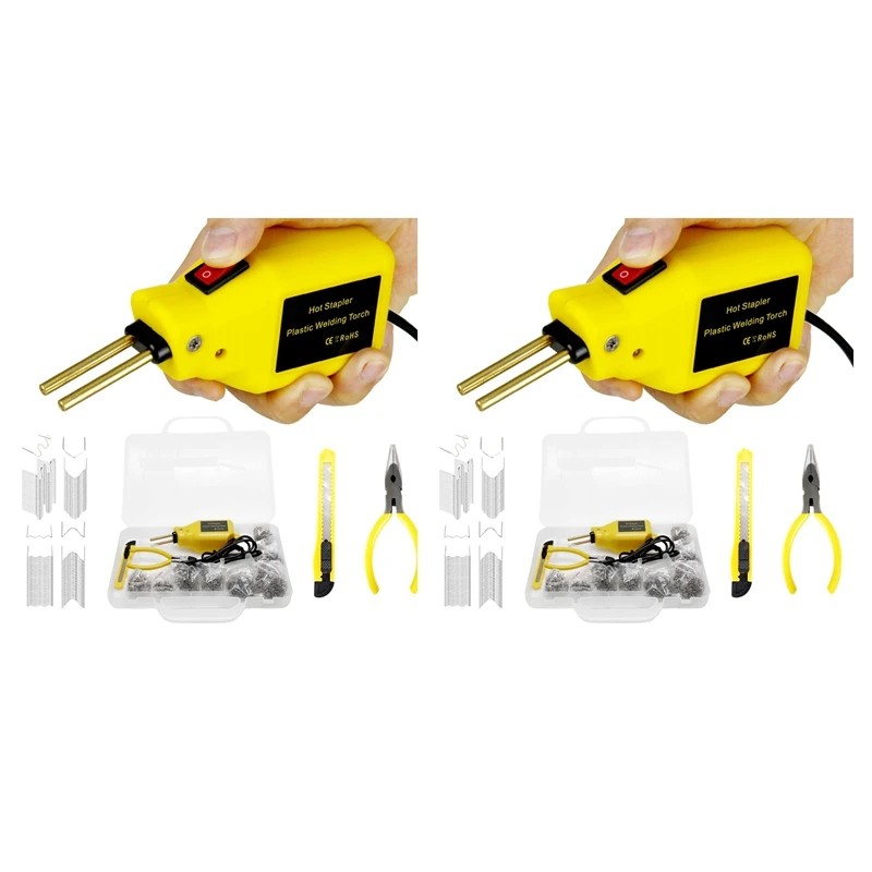 100W Plastic Welder Hot Stapler Machine Bumper Soldering Iron Staples Bumper Repair Car Tools Kit
100W Plastic Welder Hot Stapler Machine Bumper Soldering Iron Staples Bumper Repair Car Tools Kit