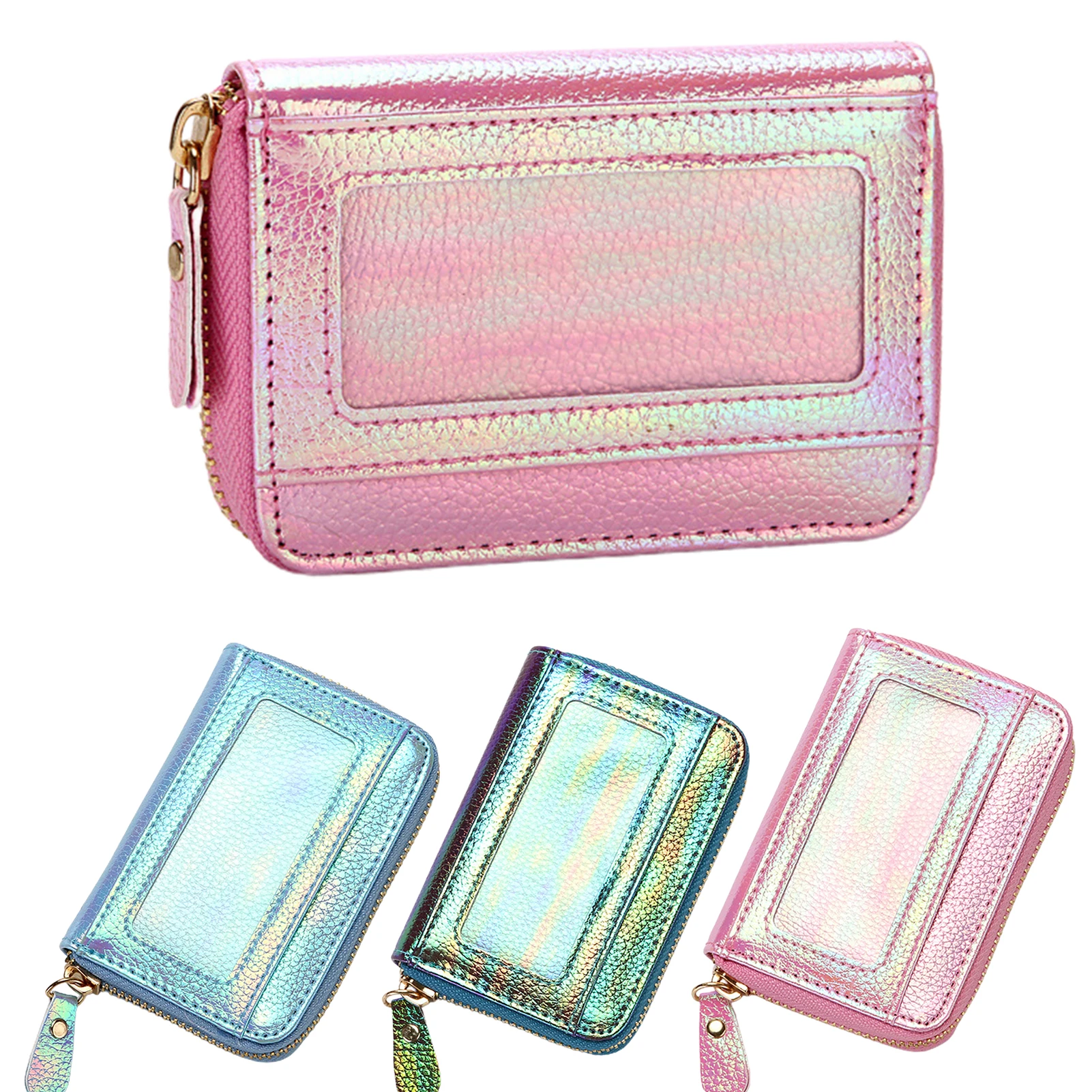 Colorful Organ Card Holder for Women Portable Multipurpose Zipper Mini Wallet Large Capacity Great Gift Fashion Card Case H9
Colorful Organ Card Holder for Women Portable Multipurpose Zipper Mini Wallet Large Capacity Great Gift Fashion Card Case H9