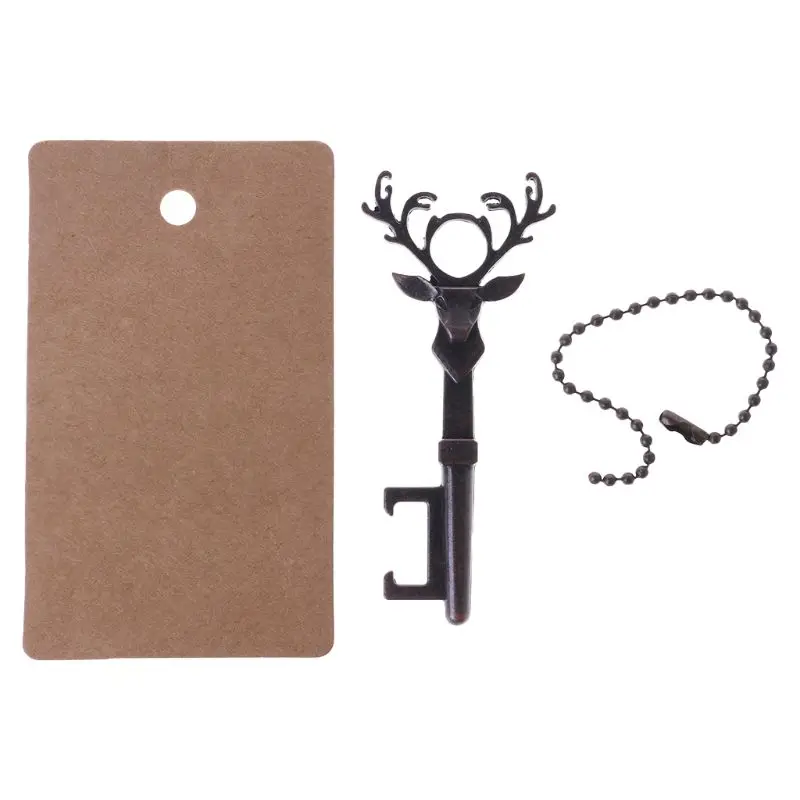 Zinc Alloy Deer Head Bottle Opener Christmas Gift Creative Beer Key Retro Party Bar Kitchen Tool 367A
Zinc Alloy Deer Head Bottle Opener Christmas Gift Creative Beer Key Retro Party Bar Kitchen Tool 367A
