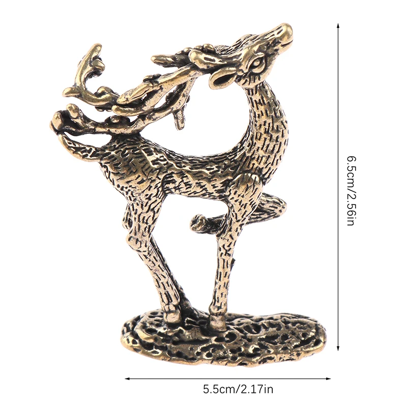 1Pc Pure Copper Sika Deer Miniature Figurines Animal Ornament Desktop Decoration Crafts Solid Brass Home Feng Shui Decor
1Pc Pure Copper Sika Deer Miniature Figurines Animal Ornament Desktop Decoration Crafts Solid Brass Home Feng Shui Decor