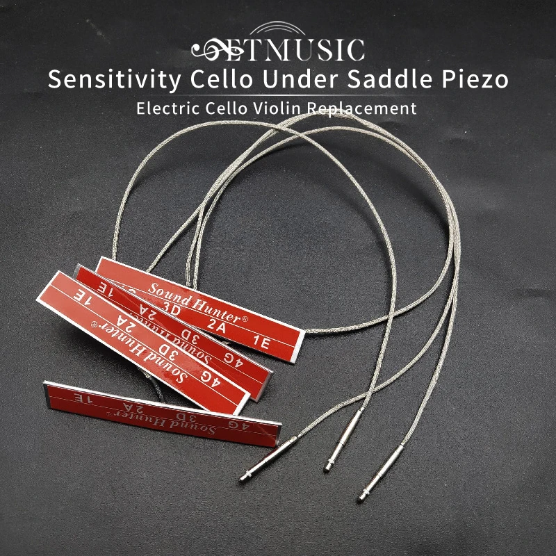 High Sensitivity Cello Under Saddle Piezo Pickup for Electric Cello Violin Replacement
High Sensitivity Cello Under Saddle Piezo Pickup for Electric Cello Violin Replacement