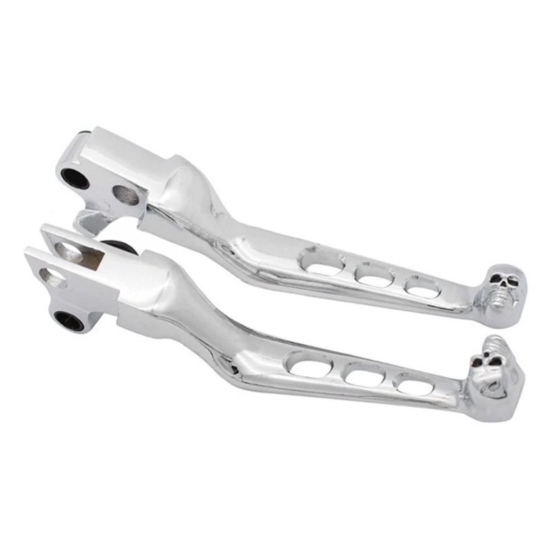 1 Pair Chrome- Trigger Levers Brake Horn Pull Rod Slot Skull Levers for Davidson Softail Dyna-Glide Road-King H7JD
1 Pair Chrome- Trigger Levers Brake Horn Pull Rod Slot Skull Levers for Davidson Softail Dyna-Glide Road-King H7JD