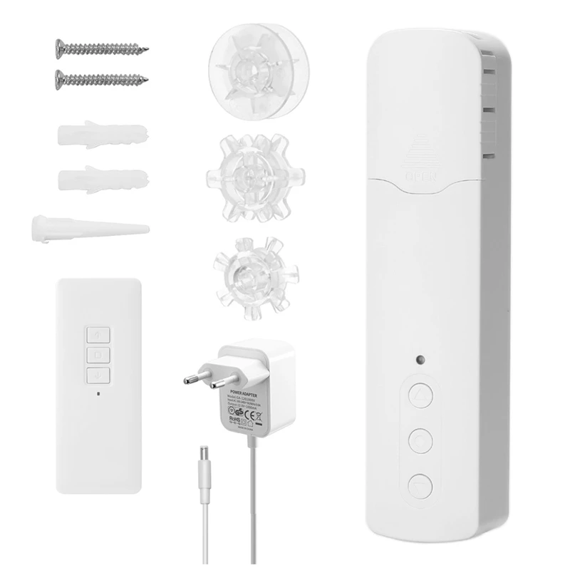 JABS Tuya WIFI Smart Electric Curtain Motors Mobile APP Control Remote Control Support Voice Control EU Plug
JABS Tuya WIFI Smart Electric Curtain Motors Mobile APP Control Remote Control Support Voice Control EU Plug