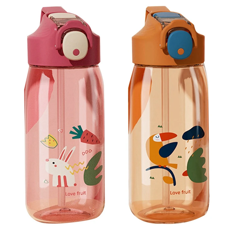 2PCS 550Ml Water Bottle With Straw Leak-Proof For Kids,BPA Free Durable Plastic Drinking Bottle,Red & Orange
2PCS 550Ml Water Bottle With Straw Leak-Proof For Kids,BPA Free Durable Plastic Drinking Bottle,Red & Orange