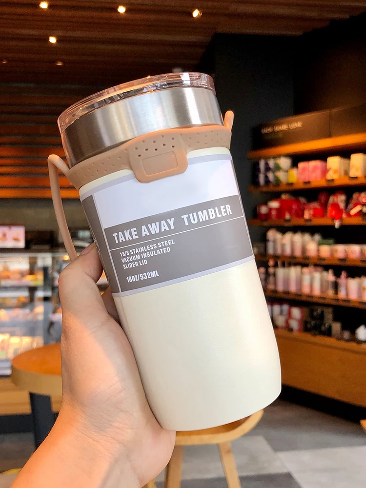550ML Vacuum Flask Stainless Steel Coffee Thermos Mug with Non-slip Thermos Cup Car Vacuum Flask Travel Insulated Bottle
550ML Vacuum Flask Stainless Steel Coffee Thermos Mug with Non-slip Thermos Cup Car Vacuum Flask Travel Insulated Bottle