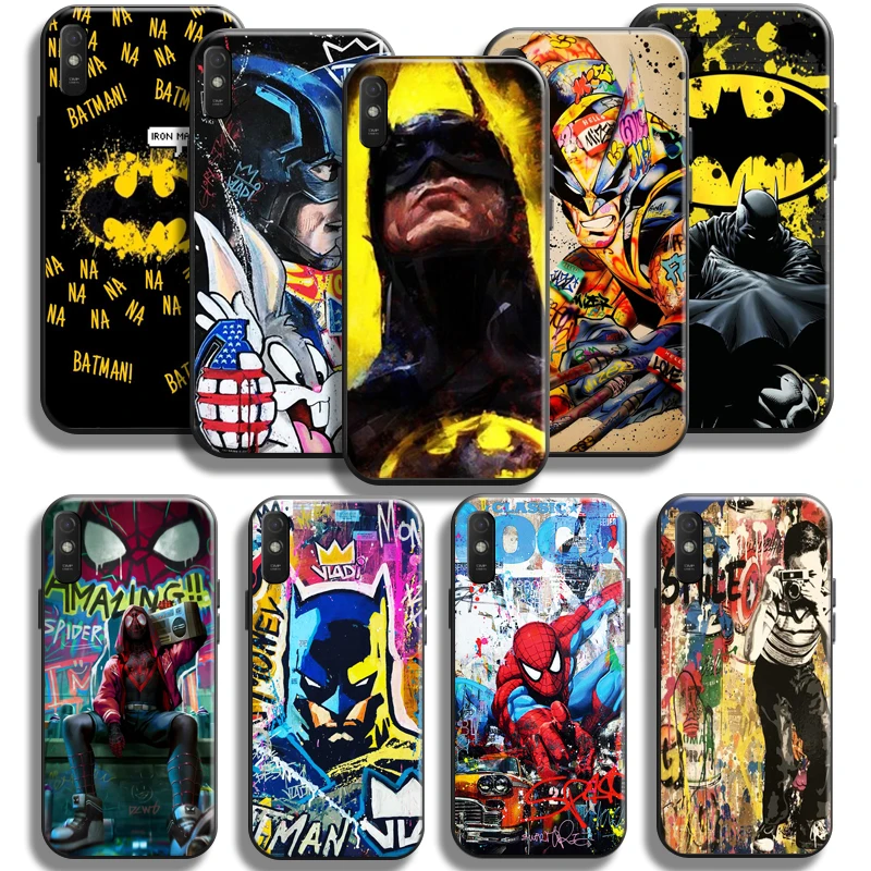 Marvel Street Graffiti Case For Xiaomi Redmi 9A Phone Case For Redmi 9AT TPU Carcasa Coque Silicone Cover Funda Soft
Marvel Street Graffiti Case For Xiaomi Redmi 9A Phone Case For Redmi 9AT TPU Carcasa Coque Silicone Cover Funda Soft