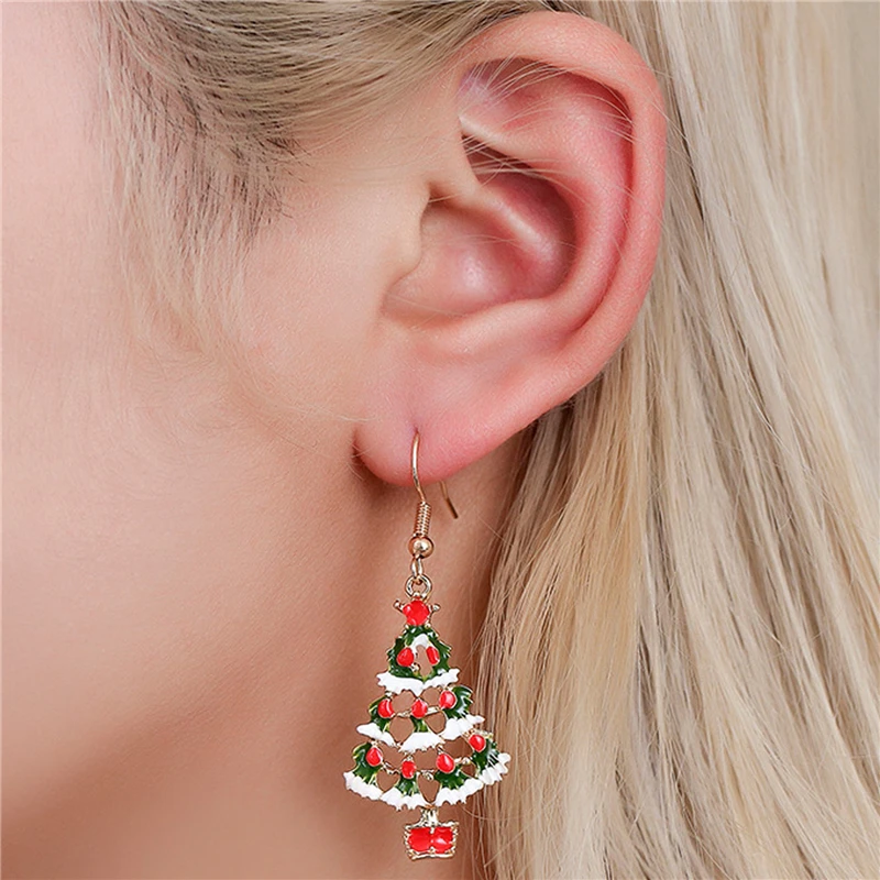 Gift Tree Christmas Ornaments Earrings Necklaces Bracelets Xmas Santa Claus Snowman Snowflakes Decor for Home 2022 Navidad
Gift Tree Christmas Ornaments Earrings Necklaces Bracelets Xmas Santa Claus Snowman Snowflakes Decor for Home 2022 Navidad