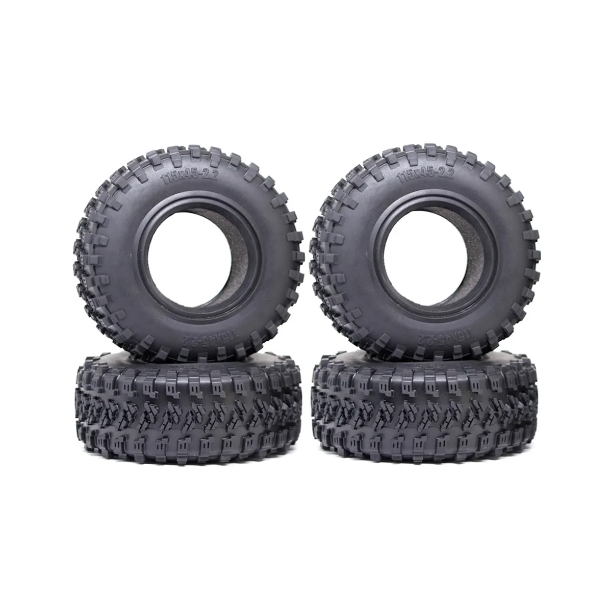 4PC 115Mm 2.2In Rubber Tire Wheel Tyre for 1/10 RC Crawler Car Axial SCX10 Wraith Capra RR10 TRX4 YK4082 YK4083
4PC 115Mm 2.2In Rubber Tire Wheel Tyre for 1/10 RC Crawler Car Axial SCX10 Wraith Capra RR10 TRX4 YK4082 YK4083