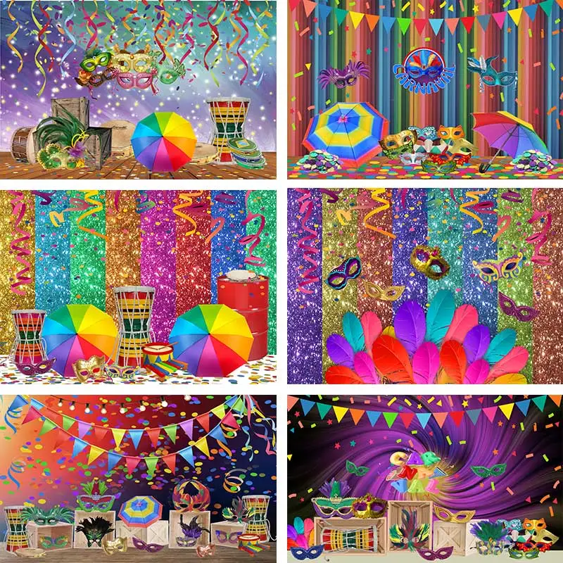 Carnival Brazil Decoration Party Backdrops For Girl Cake Smash Photography Masquerade ball Glitter Backgrounds For Photos Studio
Carnival Brazil Decoration Party Backdrops For Girl Cake Smash Photography Masquerade ball Glitter Backgrounds For Photos Studio