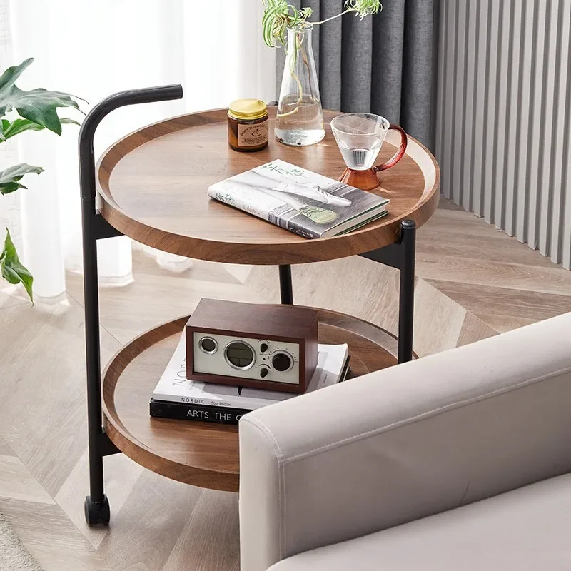 Double-Layer Storage Rack Living Room Removable Trolley Coffee Table Bedroom Bedside Side Table Dining Car
Double-Layer Storage Rack Living Room Removable Trolley Coffee Table Bedroom Bedside Side Table Dining Car
