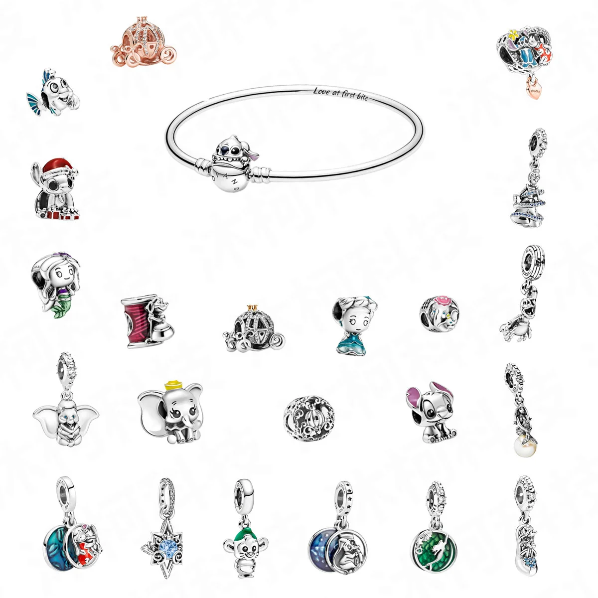 Kawaii Disney Cinderella Dumbo Series New Arrival Beads For Pandora Charms Fit Jewelry Bracelet DIY Women Girl Gift Free Shippin
Kawaii Disney Cinderella Dumbo Series New Arrival Beads For Pandora Charms Fit Jewelry Bracelet DIY Women Girl Gift Free Shippin