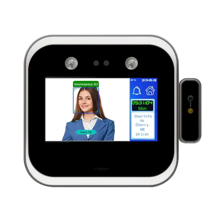 Timmy wrist Celsius & Fahrenheit sensor intelligent face recognition sdk time keeper biometric device
Timmy wrist Celsius & Fahrenheit sensor intelligent face recognition sdk time keeper biometric device