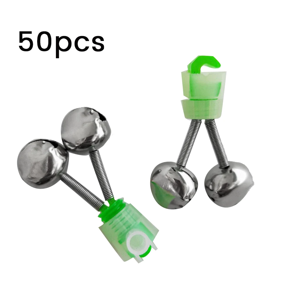 50Pcs Twin Spiral Bells Fishing Bite Alarms Outdoor Night Carp Fishing Rod Tip Clips Tool Accessories
50Pcs Twin Spiral Bells Fishing Bite Alarms Outdoor Night Carp Fishing Rod Tip Clips Tool Accessories