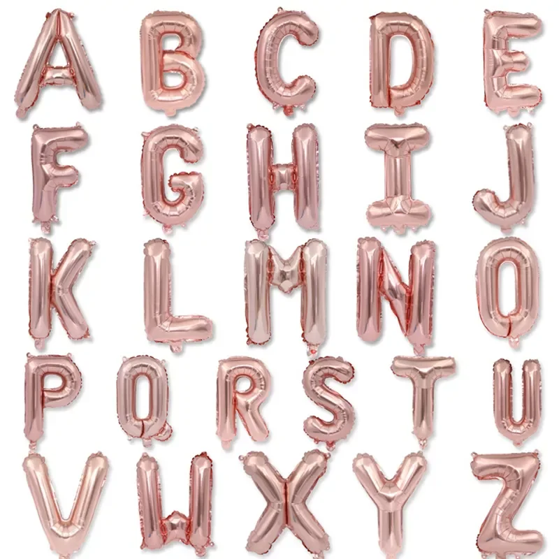 Rose Gold Letter Balloon birthday party decorations kids Gold Wedding Balloons Alphabet Air Globos Anniversary Party Decoration
Rose Gold Letter Balloon birthday party decorations kids Gold Wedding Balloons Alphabet Air Globos Anniversary Party Decoration