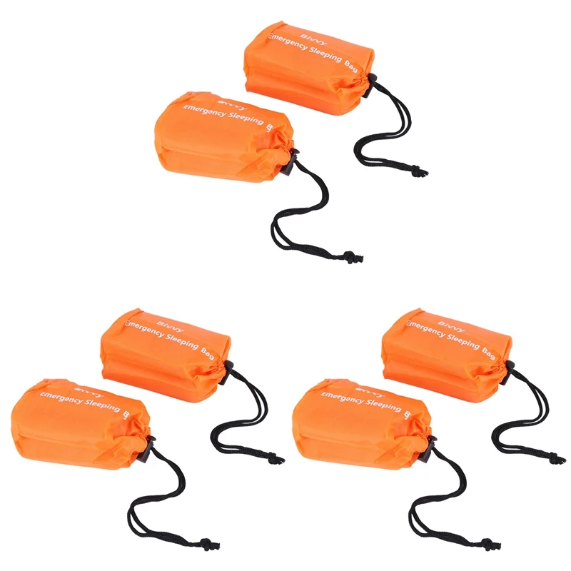 ELOS-6-Pack Emergency Sleeping Bag Thermal Waterproof Survival Blanket For Outdoor Camping Hiking
ELOS-6-Pack Emergency Sleeping Bag Thermal Waterproof Survival Blanket For Outdoor Camping Hiking