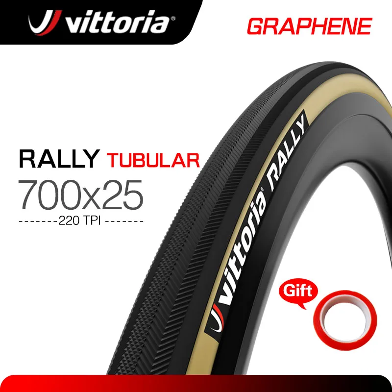 

Vittoria Rally Tubular Rims Tyres 700C X25mm 220TPI Road Bike Rubber Tubular Bicycle Tire 700C Rim Cycling Tyre 25-28c