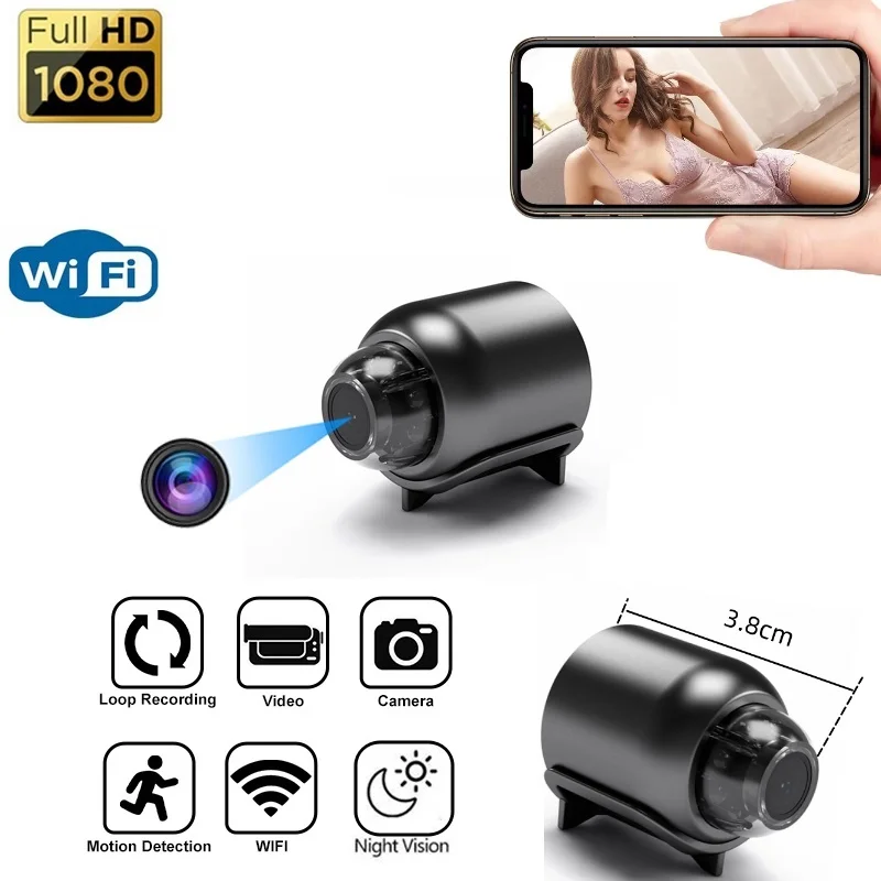 Full 1080P DIY Portable Mini Camera Wifi Remote Monitoring Night Vision Home Security Protection Pet Baby Monitor Video Recorder
Full 1080P DIY Portable Mini Camera Wifi Remote Monitoring Night Vision Home Security Protection Pet Baby Monitor Video Recorder