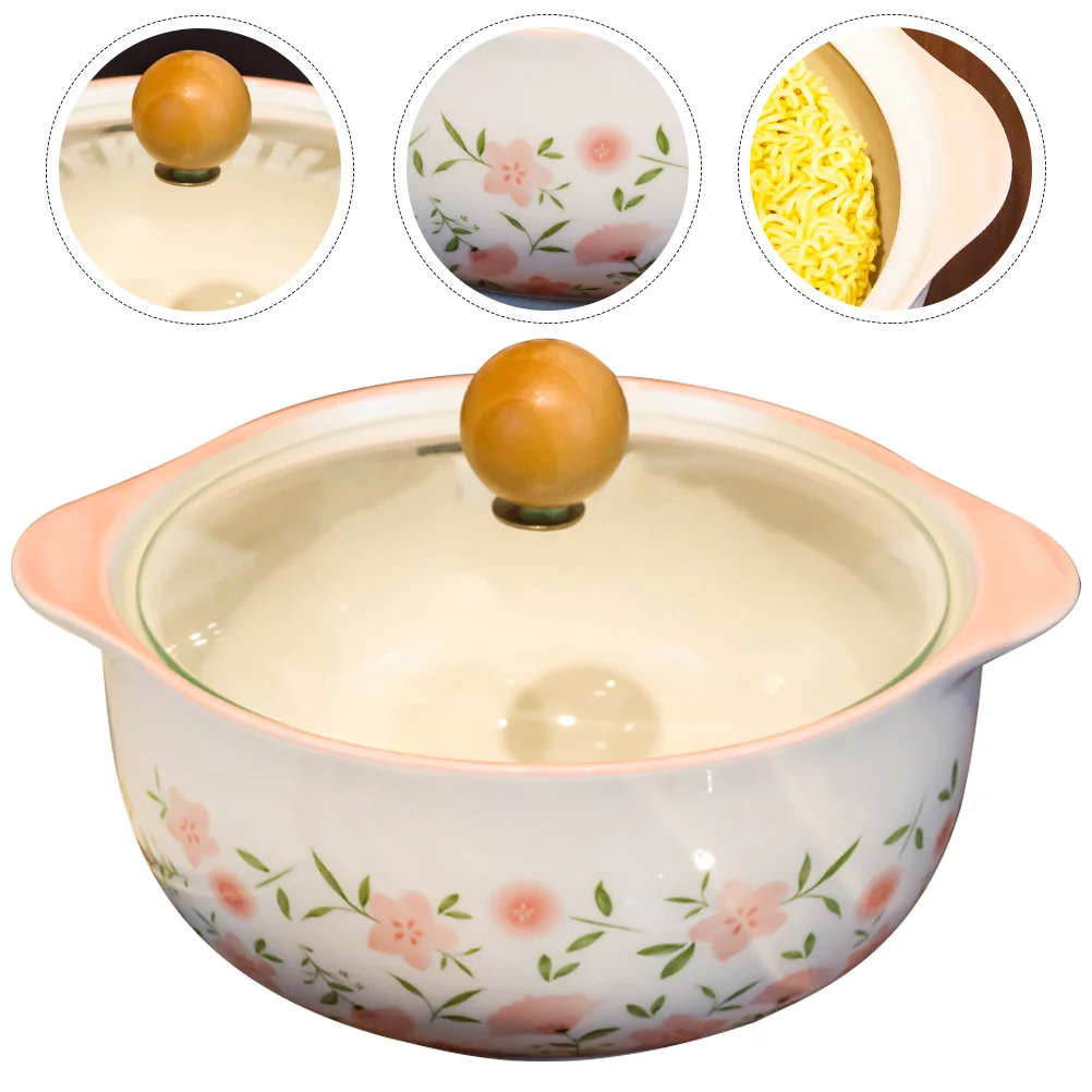 1 Set of Delicate Noodle Bowl Kitchen Ceramic Noodle Bowl Household Soup Bowl Accessory
1 Set of Delicate Noodle Bowl Kitchen Ceramic Noodle Bowl Household Soup Bowl Accessory
