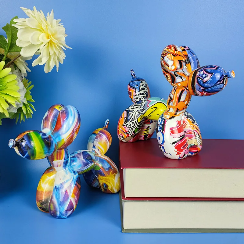 Creative Balloon Dog Resin Handicraft Nordic Home Decor Graffiti Sculpture Living Room Desk Decoration Kawaii Accessories
Creative Balloon Dog Resin Handicraft Nordic Home Decor Graffiti Sculpture Living Room Desk Decoration Kawaii Accessories
