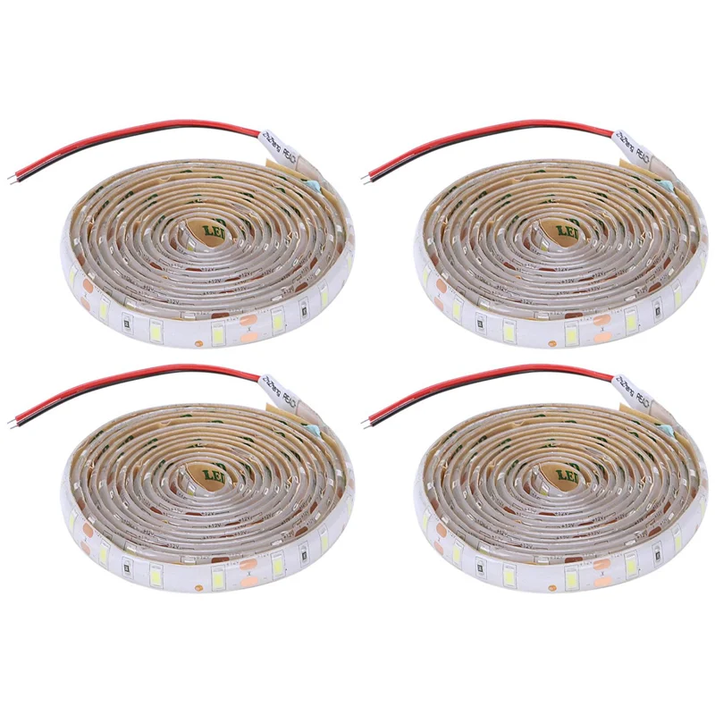 4Pcs 2M Waterproof LED Ribbon 120-5630 SMD Strip Light Strip Garland Car / Bike Decoration DC 12V (White) 
4Pcs 2M Waterproof LED Ribbon 120-5630 SMD Strip Light Strip Garland Car / Bike Decoration DC 12V (White)