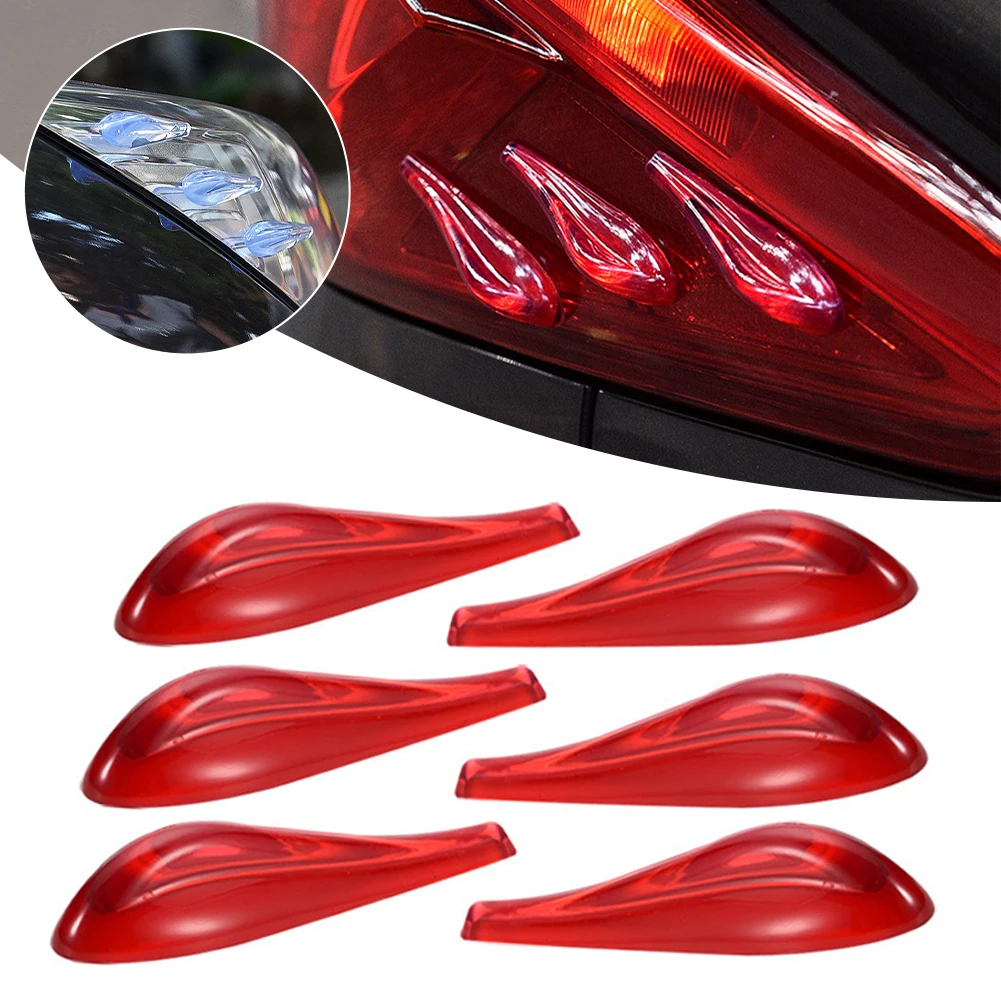 6Pcs Car Tail Light Spoiler Sticker Accessories Anti Collision Reduce Resistance Wind Noise Taillight Decorative Strips Sticker
6Pcs Car Tail Light Spoiler Sticker Accessories Anti Collision Reduce Resistance Wind Noise Taillight Decorative Strips Sticker