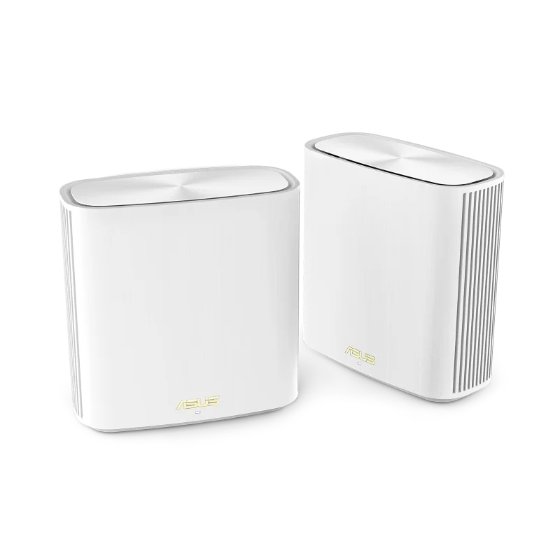 

ASUS ZenWiFi AX XD6 (W-2-PK) AX5400, 2.4&5GHz OFDMA, Whole-Home AiMesh WiFi 6 Router System, Coverage up to 5,400sq.ft, 5.4Gbps