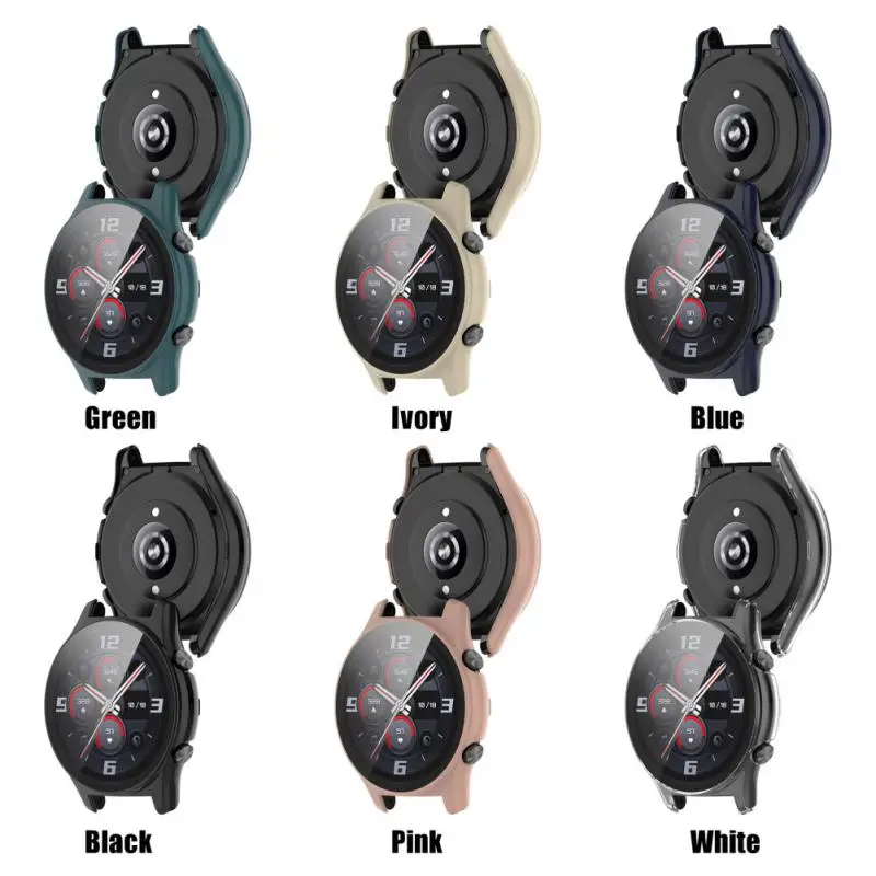 Protective Pc Case Glass Bumper Screen Protector Tpu All-inclusive Watch Protection Shell Screen Protector Case Anti-fall Case
Protective Pc Case Glass Bumper Screen Protector Tpu All-inclusive Watch Protection Shell Screen Protector Case Anti-fall Case