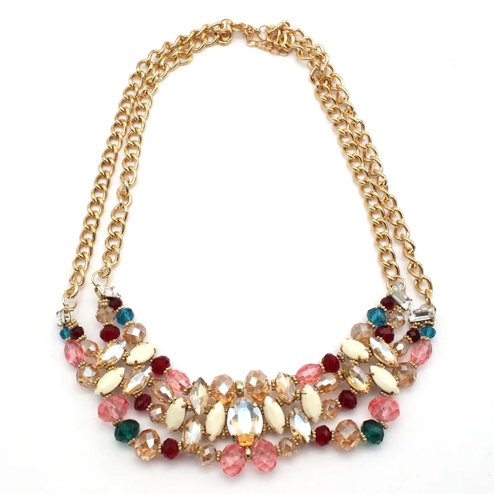 Vintage Crystal Choker Multi Layered Crystal Necklaces For Women Bohemia 2022 Trend Elegant Wedding Jewelry
Vintage Crystal Choker Multi Layered Crystal Necklaces For Women Bohemia 2022 Trend Elegant Wedding Jewelry