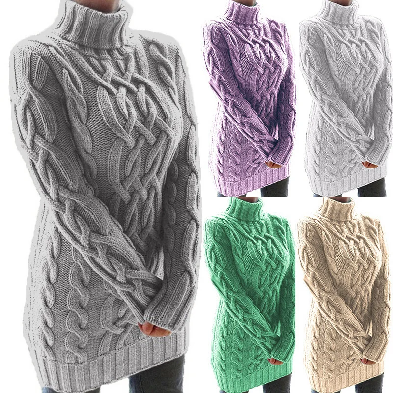 2023 Autumn Winter Fashion Sweaters for Women Pullover Turtleneck Thickened Two Lapel Retro Thick Thread Twist Sweater S-xl
2023 Autumn Winter Fashion Sweaters for Women Pullover Turtleneck Thickened Two Lapel Retro Thick Thread Twist Sweater S-xl