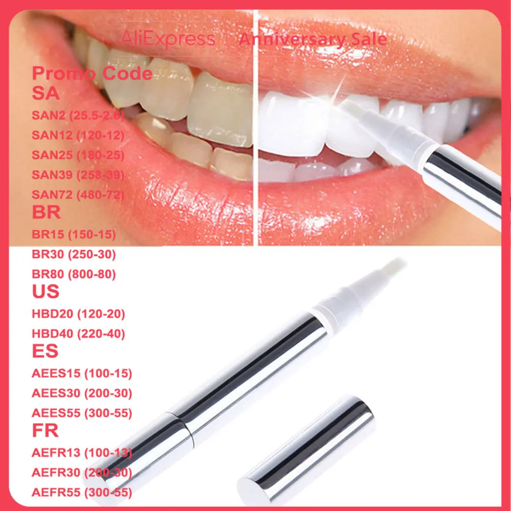 1pc Dental Oral White Teeth Whitening Pen Tooth Cleaning Bleaching Gel
1pc Dental Oral White Teeth Whitening Pen Tooth Cleaning Bleaching Gel