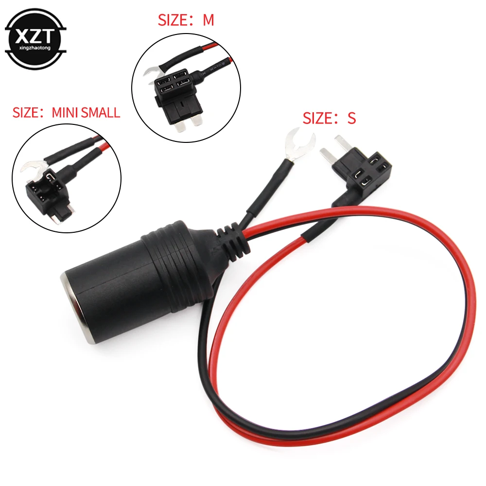 NEWEST Universal DC 12V Cigarette Lighter Seat Power Connection Outdoors Fuse for Storage Battery Adapter Plug Socket Cable Fuse
NEWEST Universal DC 12V Cigarette Lighter Seat Power Connection Outdoors Fuse for Storage Battery Adapter Plug Socket Cable Fuse