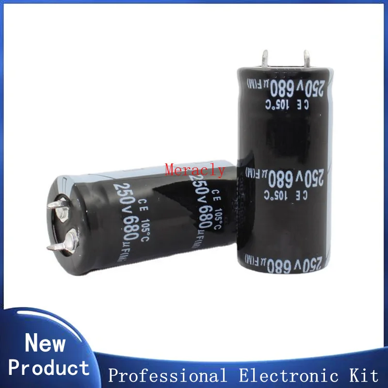 5PCS 250V 680UF 20% High frequency and low impedance in-line aluminum electrolytic capacitors long life Brand new authentic
5PCS 250V 680UF 20% High frequency and low impedance in-line aluminum electrolytic capacitors long life Brand new authentic