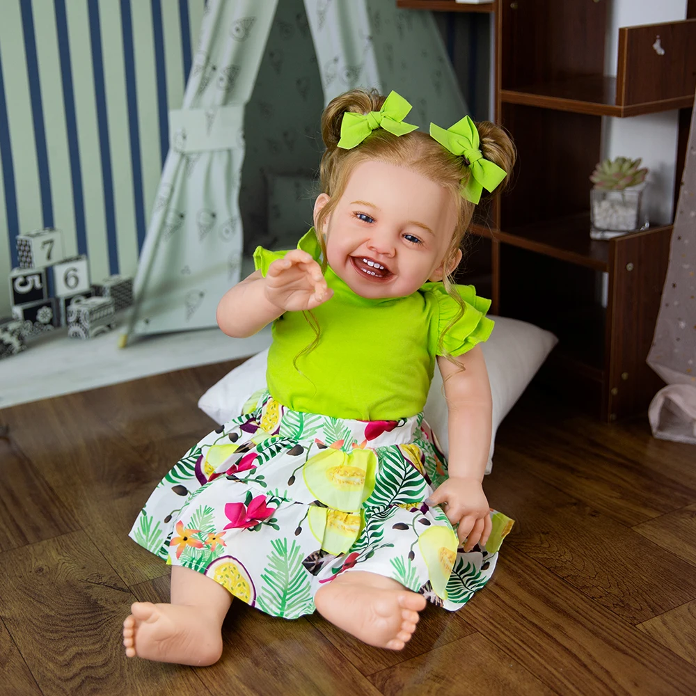 60CM Baby Silicone Reborn Baby Toy For Girl Realistic Handmade Princess Art Doll
60CM Baby Silicone Reborn Baby Toy For Girl Realistic Handmade Princess Art Doll