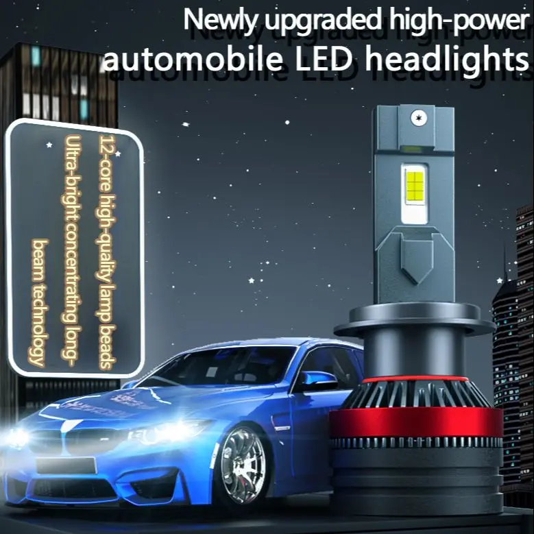 LED Car Headlight 10000LM 45-85W 9005 9006 H1 H11 CSP Bulb 6000K Auto Bulbs Canbus No Error M21 LED Headlight
LED Car Headlight 10000LM 45-85W 9005 9006 H1 H11 CSP Bulb 6000K Auto Bulbs Canbus No Error M21 LED Headlight