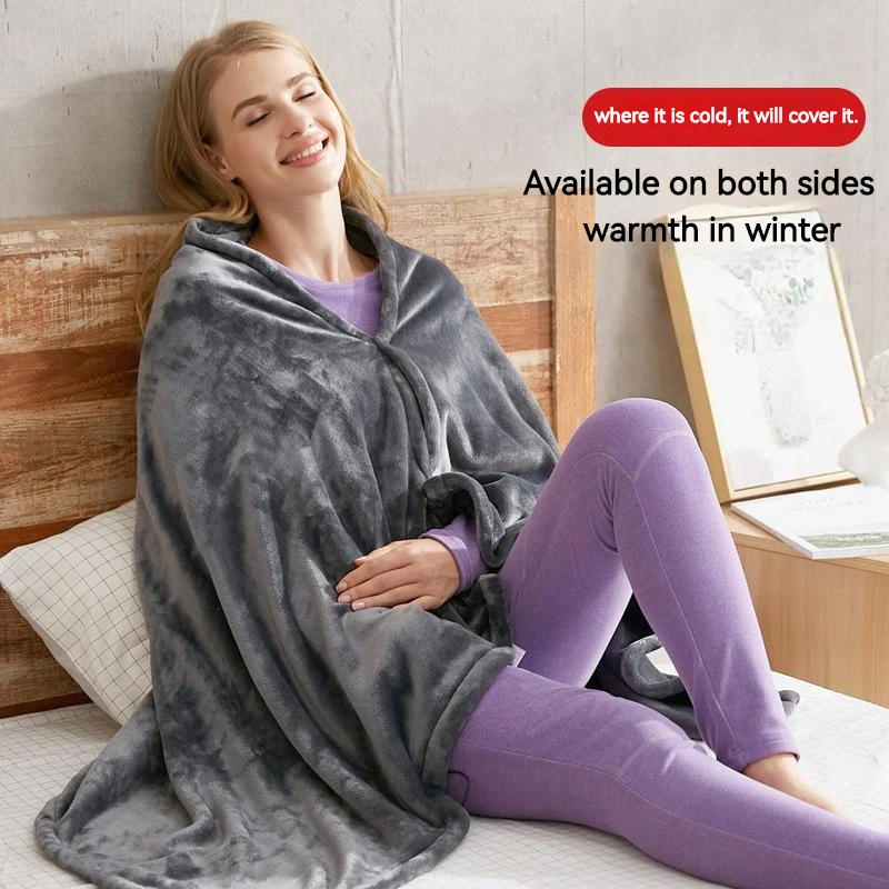 Flannel Electric Blanket Plush Heating Blanket Student Office Nap Blanket Heating Shawl Usb Charging 3rd Warm Shawl Blanket
Flannel Electric Blanket Plush Heating Blanket Student Office Nap Blanket Heating Shawl Usb Charging 3rd Warm Shawl Blanket
