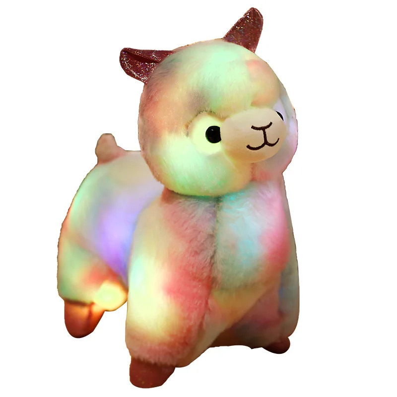 New Kawaii Plush Toys Colorful Glowing Alpaca Plush Toy Cute Luminous Glowing Doll Soft Toy Birthday Gift Toys For Children
New Kawaii Plush Toys Colorful Glowing Alpaca Plush Toy Cute Luminous Glowing Doll Soft Toy Birthday Gift Toys For Children