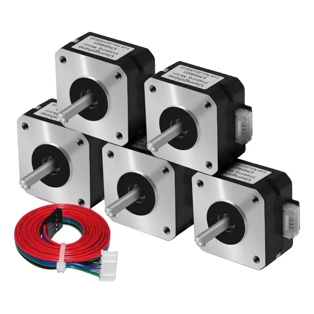 5x Nema17 12V 0.7A 2-фазный шаговый Электродвигатель с линией 4-запчасти для 3D-принтера
5x Nema17 12V 0.7A 2-фазный шаговый Электродвигатель с линией 4-запчасти для 3D-принтера