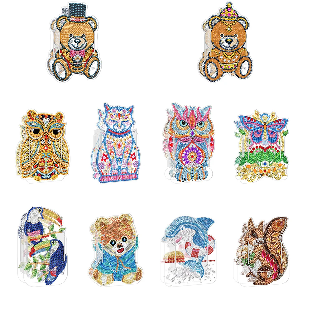 Diamond Painting Pen Holder DIY Animal Rhinestone Drill Cross Stitch Art Craft Pen Case Ornaments for Office Desk Decoration
Diamond Painting Pen Holder DIY Animal Rhinestone Drill Cross Stitch Art Craft Pen Case Ornaments for Office Desk Decoration