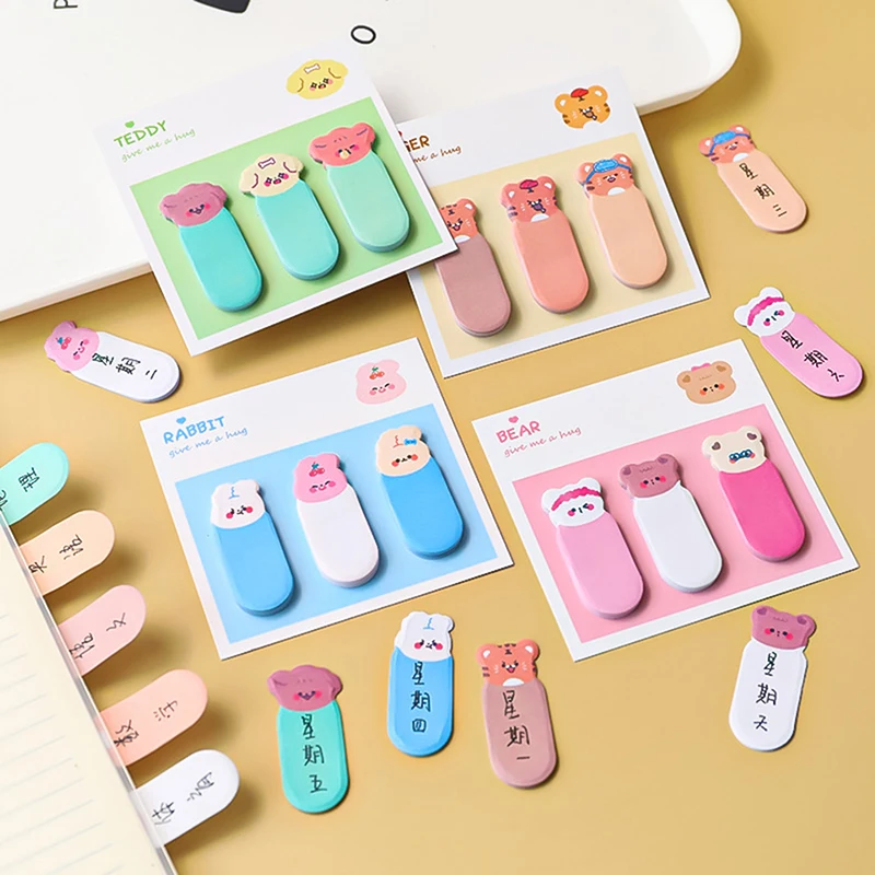 60pcs Cute Flags Tabs Sticky Notes Kawaii Cartoon Memo Pads Page Markers Index Bookmark Planner Stickers Stationery
60pcs Cute Flags Tabs Sticky Notes Kawaii Cartoon Memo Pads Page Markers Index Bookmark Planner Stickers Stationery