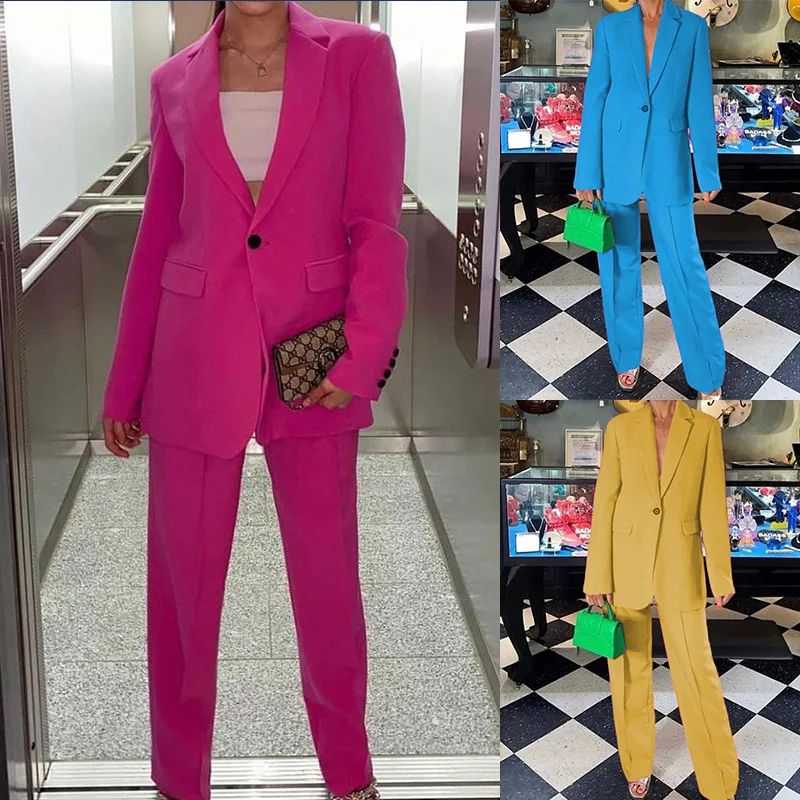 2023 Autumn Women's New Fashion Pants, Temperament Long Sleeve Suit Tobacco Pipe Pants Suit 2 Piece Set
2023 Autumn Women's New Fashion Pants, Temperament Long Sleeve Suit Tobacco Pipe Pants Suit 2 Piece Set