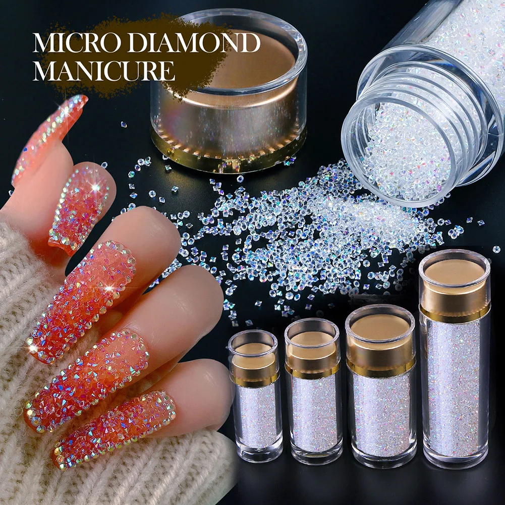 AB Nail Part Glass Crystal Beads Mini Transparent Nail Caviar Beads Bottled Glass Balls Rhinestone Nail Art Design Decoration
AB Nail Part Glass Crystal Beads Mini Transparent Nail Caviar Beads Bottled Glass Balls Rhinestone Nail Art Design Decoration