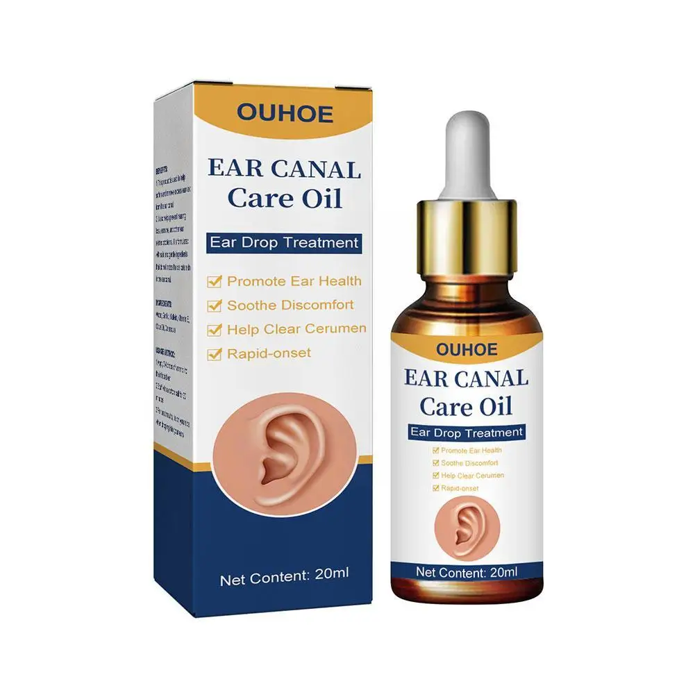

20ml Ear Ringing Relieving Drops Relieve Deafness Tinnitus Itching Oil Care Tinnitus Health Hearing Treatment Earache Hard O3N6