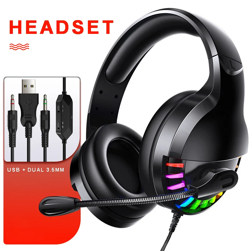 1pc Wired Headphone 360 Sensitive Microphone Noise Canceling Earphones With 3.5mm Port/USB Headset For Nintend Switch PC Laptop
1pc Wired Headphone 360 Sensitive Microphone Noise Canceling Earphones With 3.5mm Port/USB Headset For Nintend Switch PC Laptop