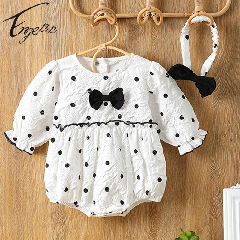 Engepapa Baby Girls Princess Rompers Toddler Girls Sweet Dot Jumpsuit Newborn Girls Long Sleeves Rompers Spring Autumn Clothes
Engepapa Baby Girls Princess Rompers Toddler Girls Sweet Dot Jumpsuit Newborn Girls Long Sleeves Rompers Spring Autumn Clothes